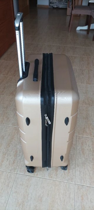 Maleta de viaje XL 100L tectake dorada