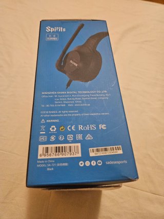 Cuffie Gaming Sades Spirits Nere