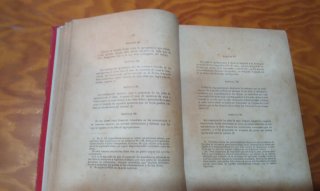Antiguo, libro ORDENANZAS DE ARSENALES 1886