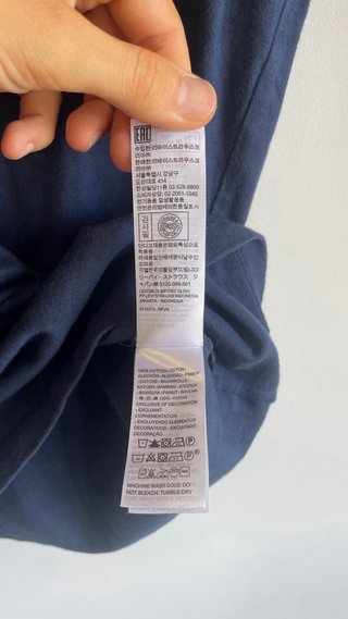 Camiseta Levi's Manga Corta Azul Talla M