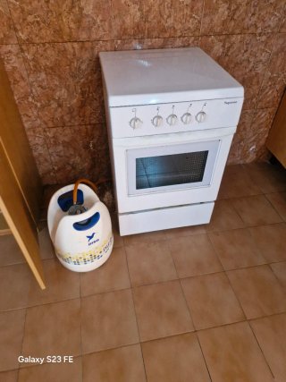 Cocina de gas Superset blanca