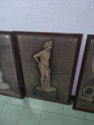 Set de 3 Cuadros de Arte De madera  echos a mano