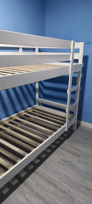 Cama litera blanca IKEA