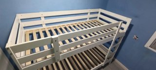 Cama litera blanca IKEA
