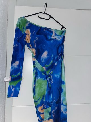 Vestido largo estampado