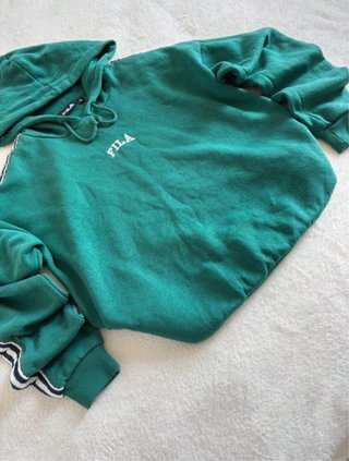 Sudadera Fila Verde con Capucha