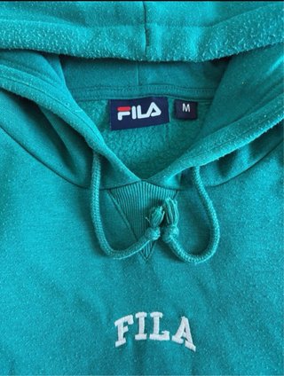 Sudadera Fila Verde con Capucha