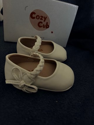 Sapatos Bebé Cozy Cub Brancos T.17