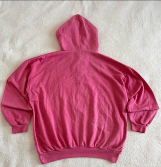 Sudadera con capucha rosa vintage