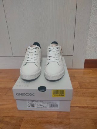 Zapatillas Geox Mujer Blancas Talla 39