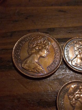 Lote de 6 monedas antiguas