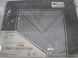 Completo letto matrimoniale cotone 100%