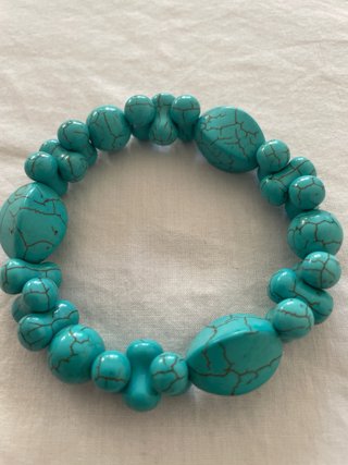 Pulsera piedras turquesas