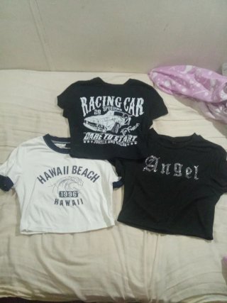 Pack 3 Camisetas Shein