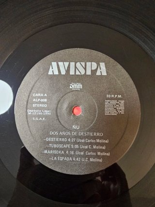 ÑU LP DOS AÑOS DE DESTIERRO 1990 ROCK HEAVY