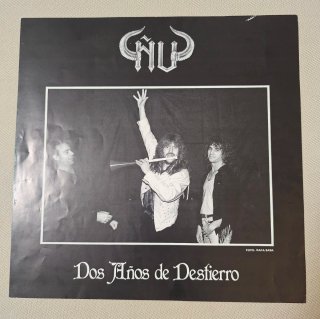 ÑU LP DOS AÑOS DE DESTIERRO 1990 ROCK HEAVY