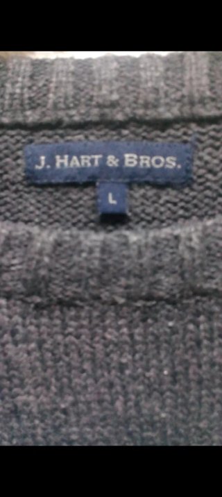 Jersey Hart&Bros gris con estampado