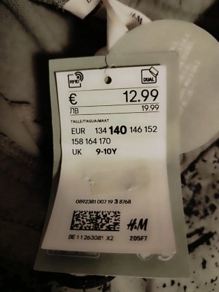 Pantaloncini ragazzo 9-10 anni nuovi H&M