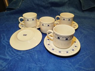 Taza café/ te  Oxford Brazil Porcelana con plato