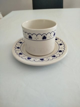 Taza café/ te  Oxford Brazil Porcelana con plato