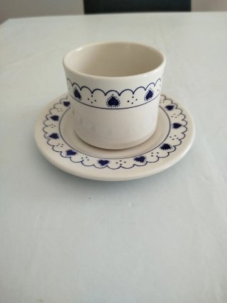 Taza café/ te  Oxford Brazil Porcelana con plato