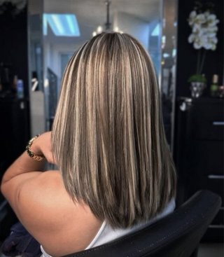 MECHAS COLOR ALISADO Y MOLDEADOS