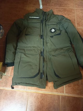 Parka BLACKSQUAD Hombre Verde Militar nueva