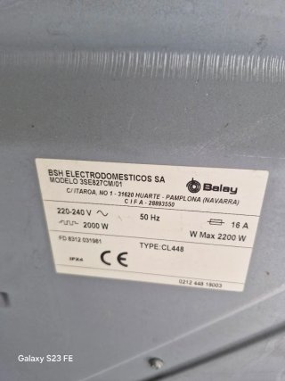 Secadora Balay Blanca