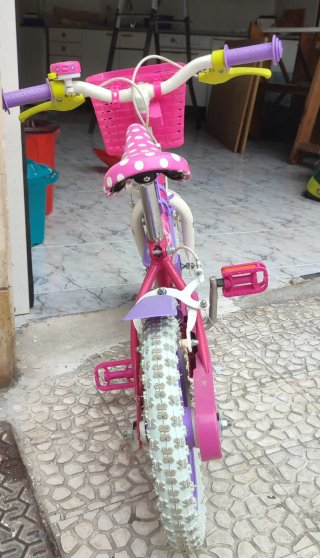 Bicicletas infantiles rosas