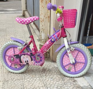 Bicicletas infantiles rosas