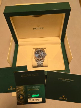Rolex Datejust Acero Jubilee Esfera Azul