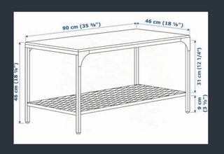 2 Mesas Estilo Industrial Ikea Fjällbo