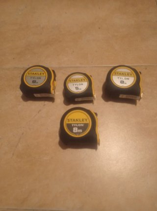 Lotes de 4 cintas métricas Stanley Tylon