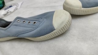 Zapatillas Cienta tipo Victoria Azul/Blanco
