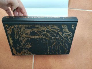 Libro de "Una corte de rosas y espinas" especial