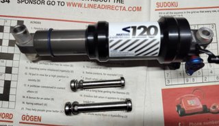 Cuadro MTB Doble Suspensión BTWIN + amortiguador