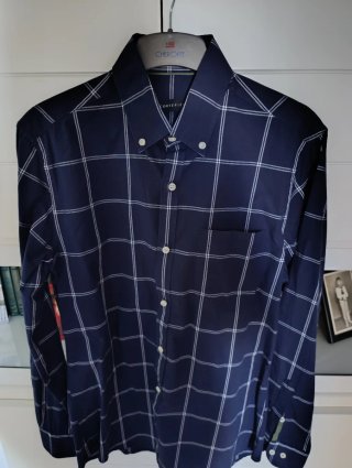 Camisa Cortefiel Hombre Manga Larga Cuadros
