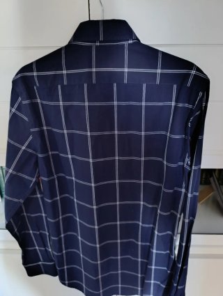 Camisa Cortefiel Hombre Manga Larga Cuadros