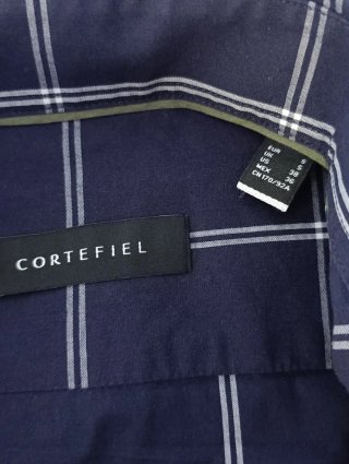 Camisa Cortefiel Hombre Manga Larga Cuadros