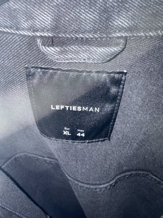 Chaqueta vaquera Lefties negra Talla Xl