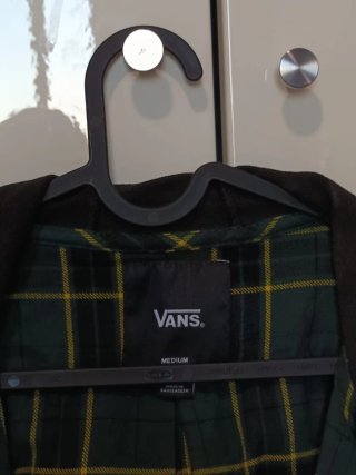 Camisa de franela con capucha Vans Talla M