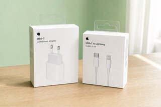 Apple Cargador USB-C 20W y Cable USB-C a Lightning