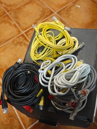 Lote 25 Cables RJ45 Cat 5e y 6
