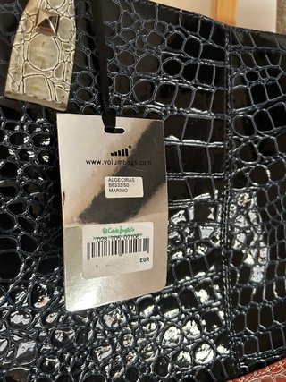 Bolso Volum Negro y Rosa Nuevo