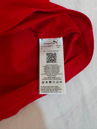 T-shirt Puma Rossa Grafica Halftone