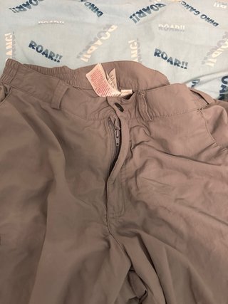 Pantalón senderismo Quechua gris talla 44