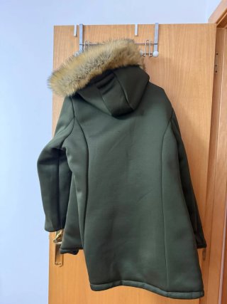 Chaquetón reversible verde oliva