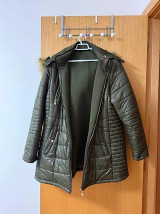 Chaquetón reversible verde oliva