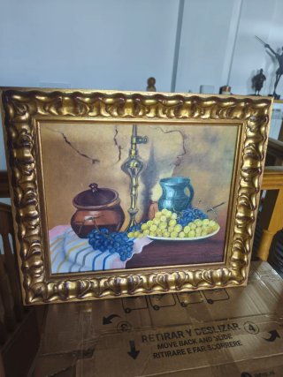 Cuadro al óleo bodegón