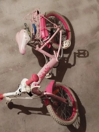 Bicicleta Infantil Hello Kitty Rosa
